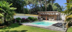 Location de villa avec piscine Bassin d'Arcachon - Villa Teny